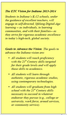 Indiana Plan for DIgital Age Learning