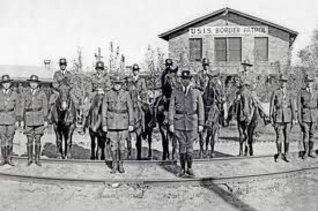 Border Patrol Established