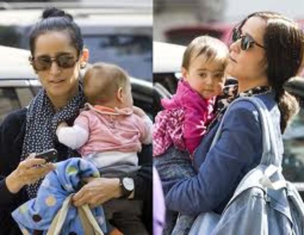 Julieta da a luz a su primer hija Llamada Simona