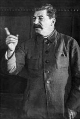 Josef Stalin sole dictator of the Soviet Union (USSR)