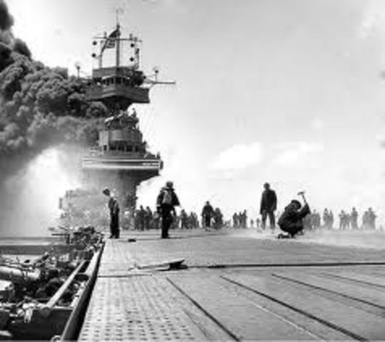 June 4-7 Battle of Midway, turning point of war in the Pacific