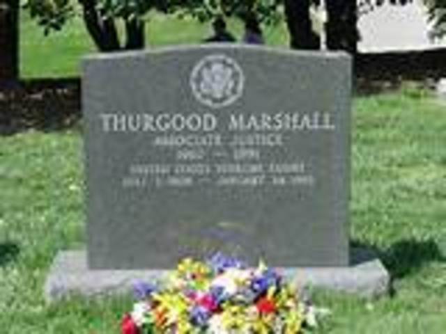 The passing of Thurgood Marshall