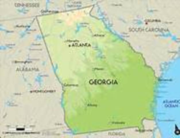 Georgia founded by James Oglethorpe reason it was found because to help debtors and other poor people