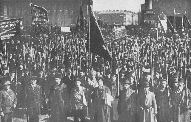 Revolts happen across russia protesting Czar Nicholas