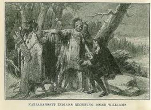 Rhode Island was founded by Roger Williams and the reason was that they want religious freedom