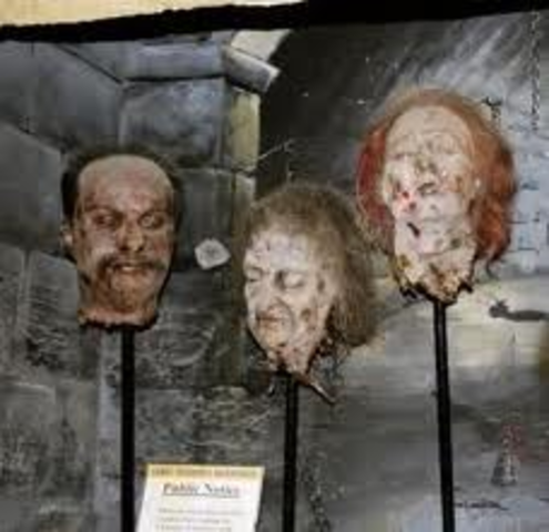 Gun Powder Conspirators killed