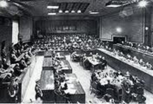 1946 War Crimes Trials held in Nuremburg Germany