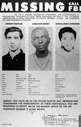 3 Civil Rights Workers Killed