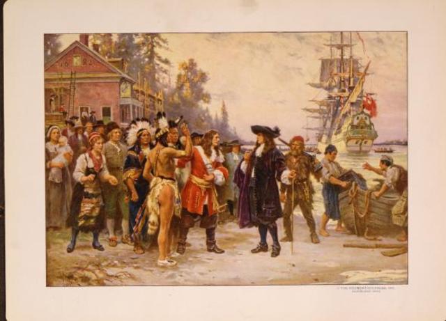 Philadelthia found by willem penn /goods came from euope