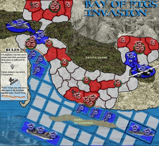 The invasion of Cuba