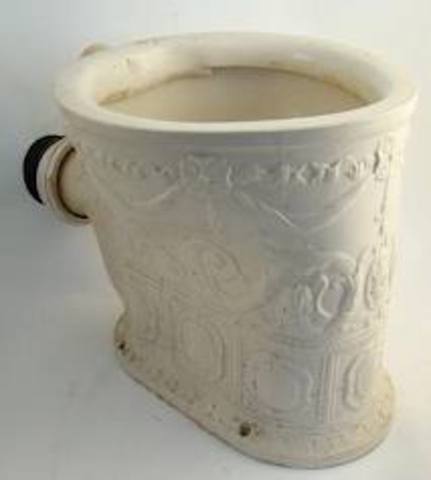 First one peice ceramic toilet by Thomas Twyford