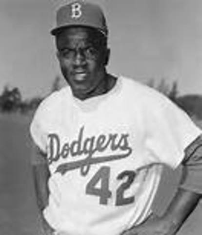 Jackie goes in the major league