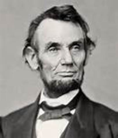 Abraham Lincoln becomes President
