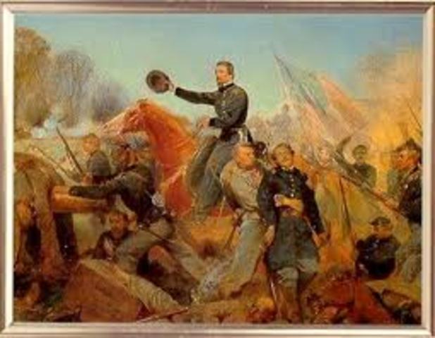 The Battle of Spotsylvania.