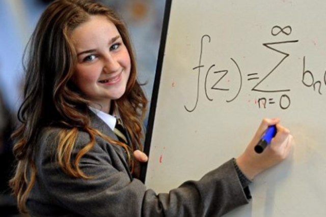 Mi triunfo en un examen de matematicas