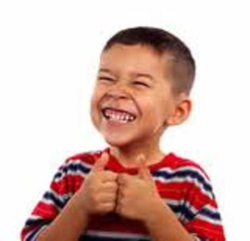 Nueve años de edad.