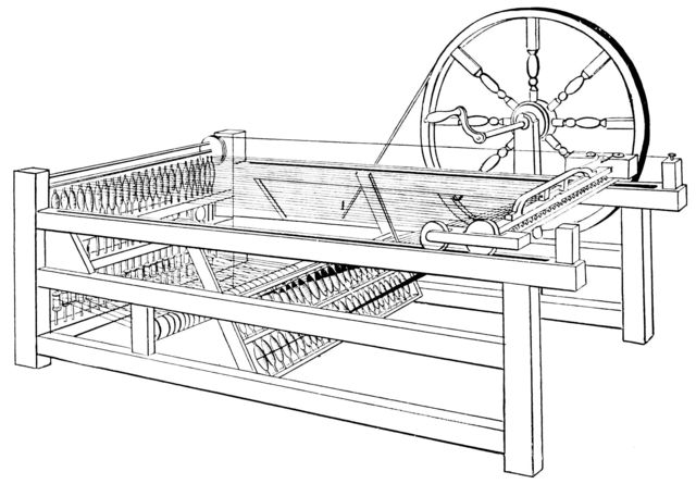 Hargreaves spinning jenny.