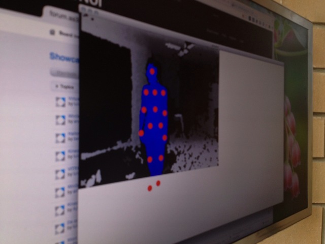 Kinect - worked for my Mac - Flash and as3 - Skeleton