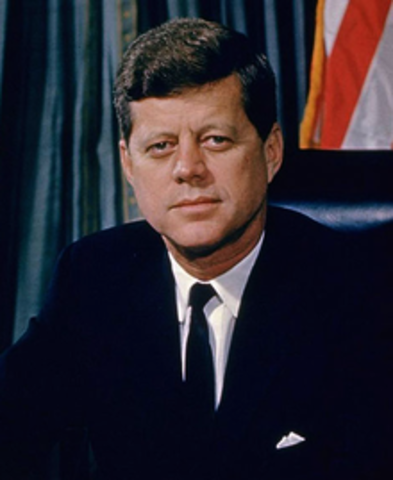 John F. Kennedy takes office