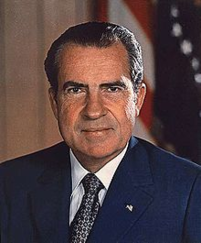 Richard M. NIxon takes office