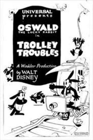 First appearance of Oswald the Lucky rabbit