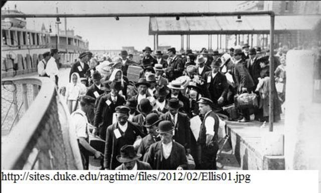 Opening of Elllis Island