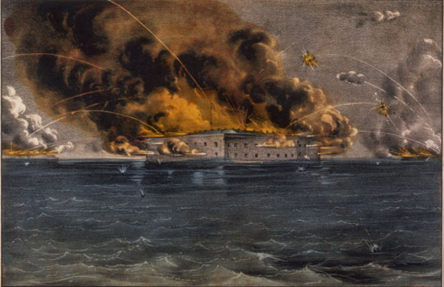 Shots Fired On Fort Sumter