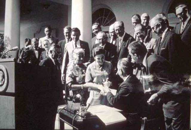 LBJ Signs Wilderness Act