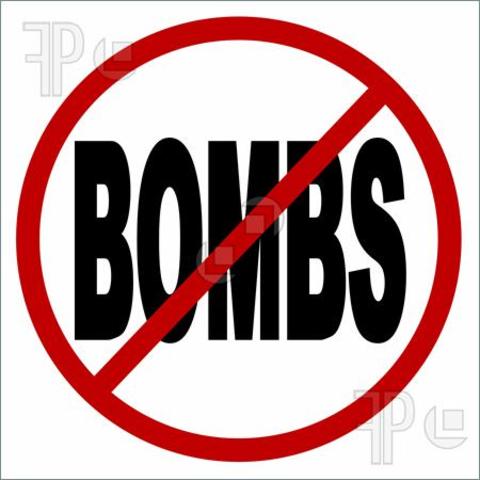 No bombing
