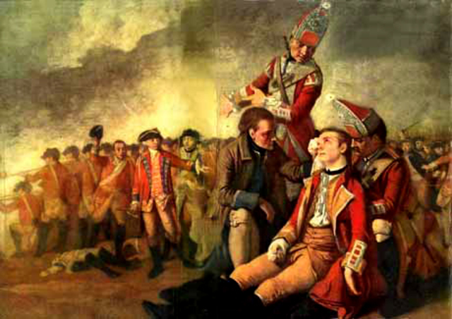 Mort de Montcalm et de Wolfe