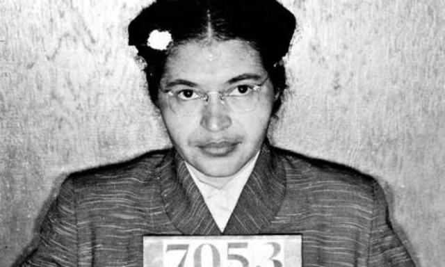 Rosa Parks is arrested