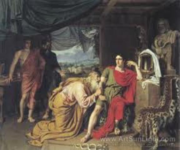 Priam Visits Achilles