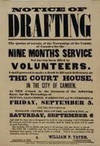 The first conscription act