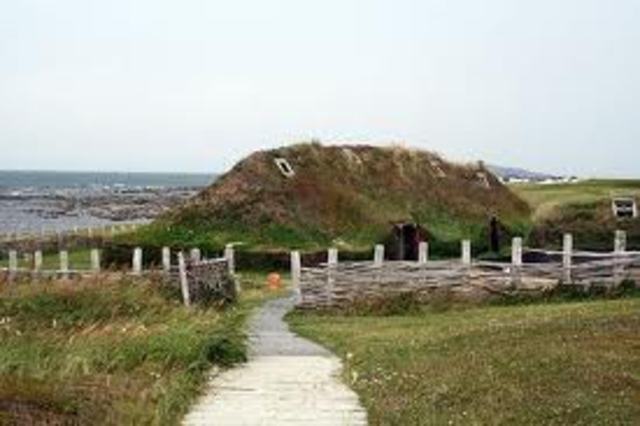 Vikings set up a settlement in canada