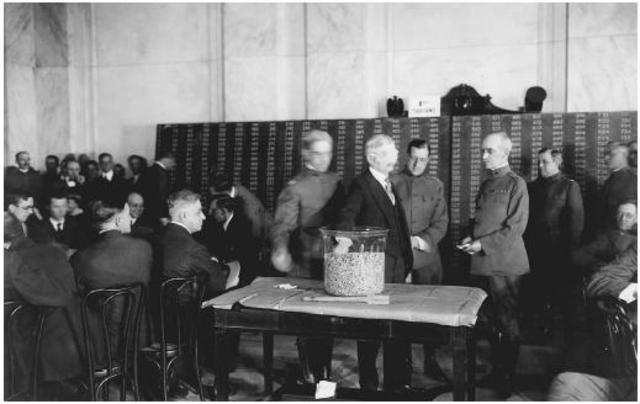 The First Draftees Are Assigned