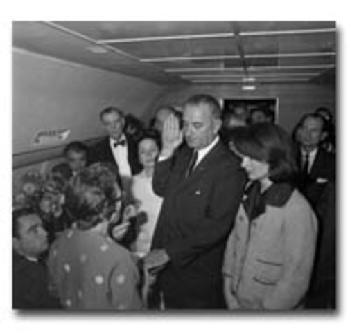 Lyndon B. Johnson Sworn In