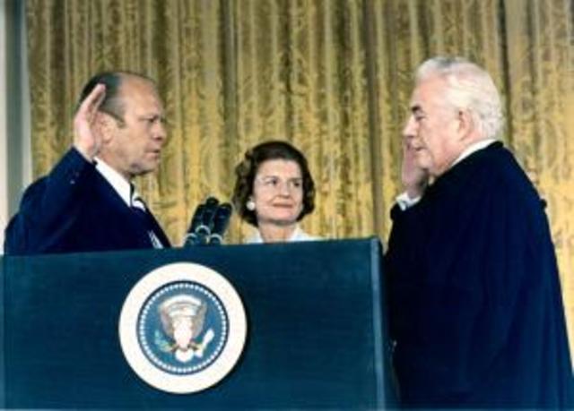 Gerald Ford becomes President