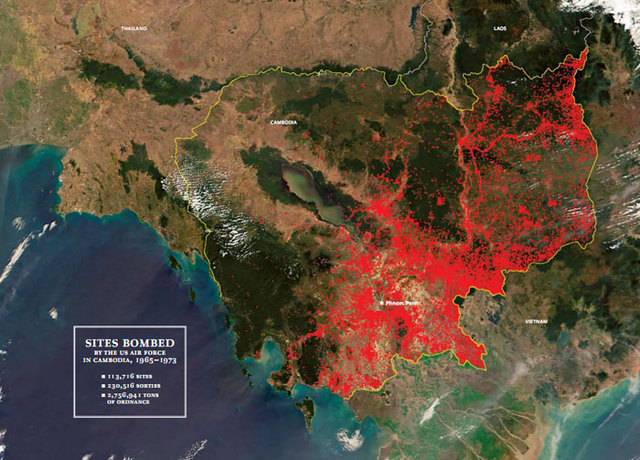 Bombing in Cambodia