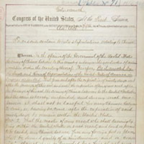 Chinese Exclusion Repeal Act of 1943