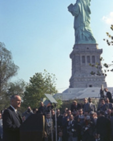 Johnson signs Immigration and Nationality Act of 1965