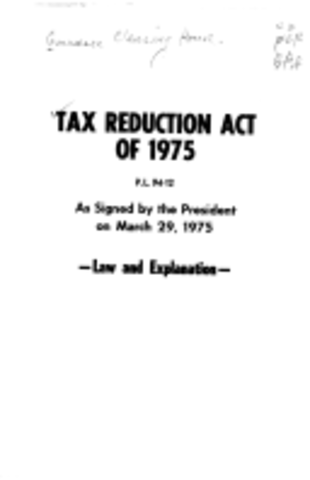 Tax Reduction Act