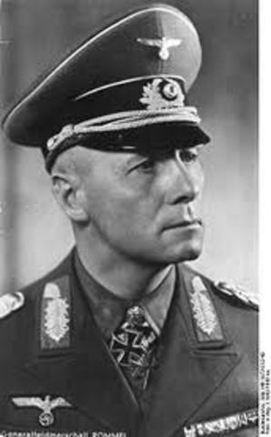 German General Rommell surrenders in North Africa