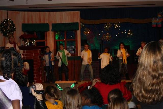 Once on a housetop, Chets Creek 2nd grade performance
