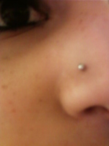 Got my nose Pierced