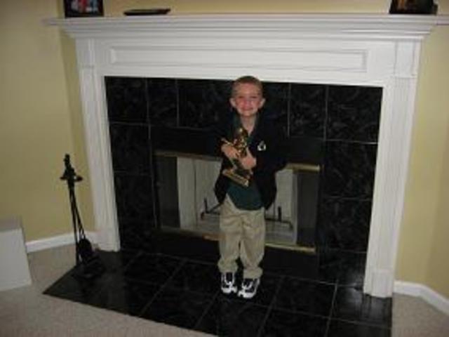 Tysen Romeo first day at Pre-K