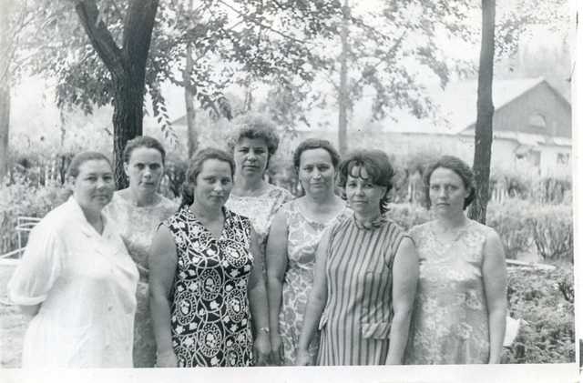 Фото коллектива после первомайской демонстрации