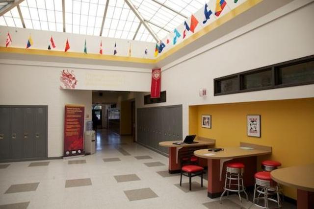 I went into middle school.