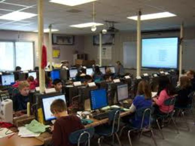 my first day in technology class