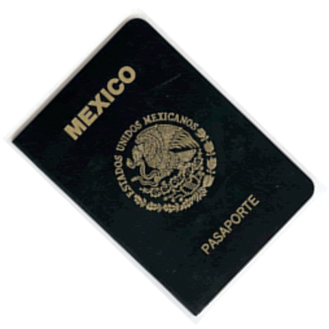 el dia que agarre el pasaporte para viajar alos estados unidos