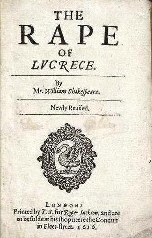 Regristration of The Rape of Lucrece